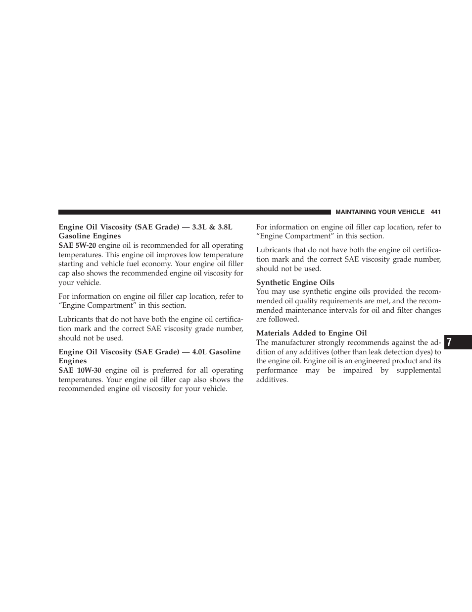 Dodge 2009 Caravan User Manual | Page 443 / 535