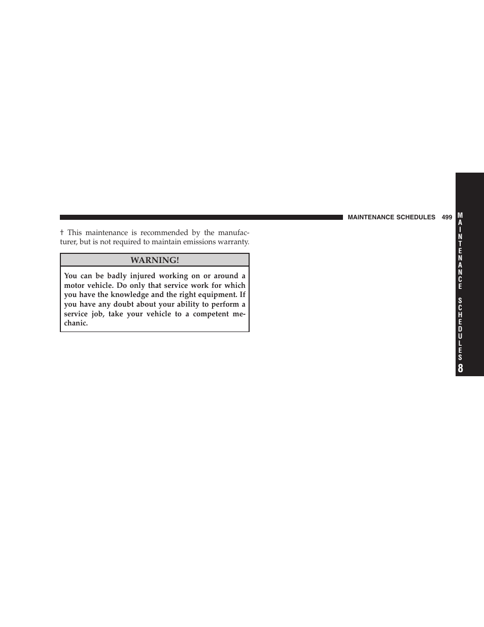 Dodge 2009 Caravan User Manual | Page 501 / 535