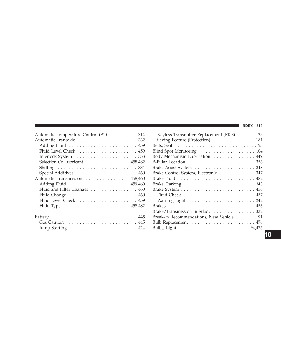 Dodge 2009 Caravan User Manual | Page 515 / 535