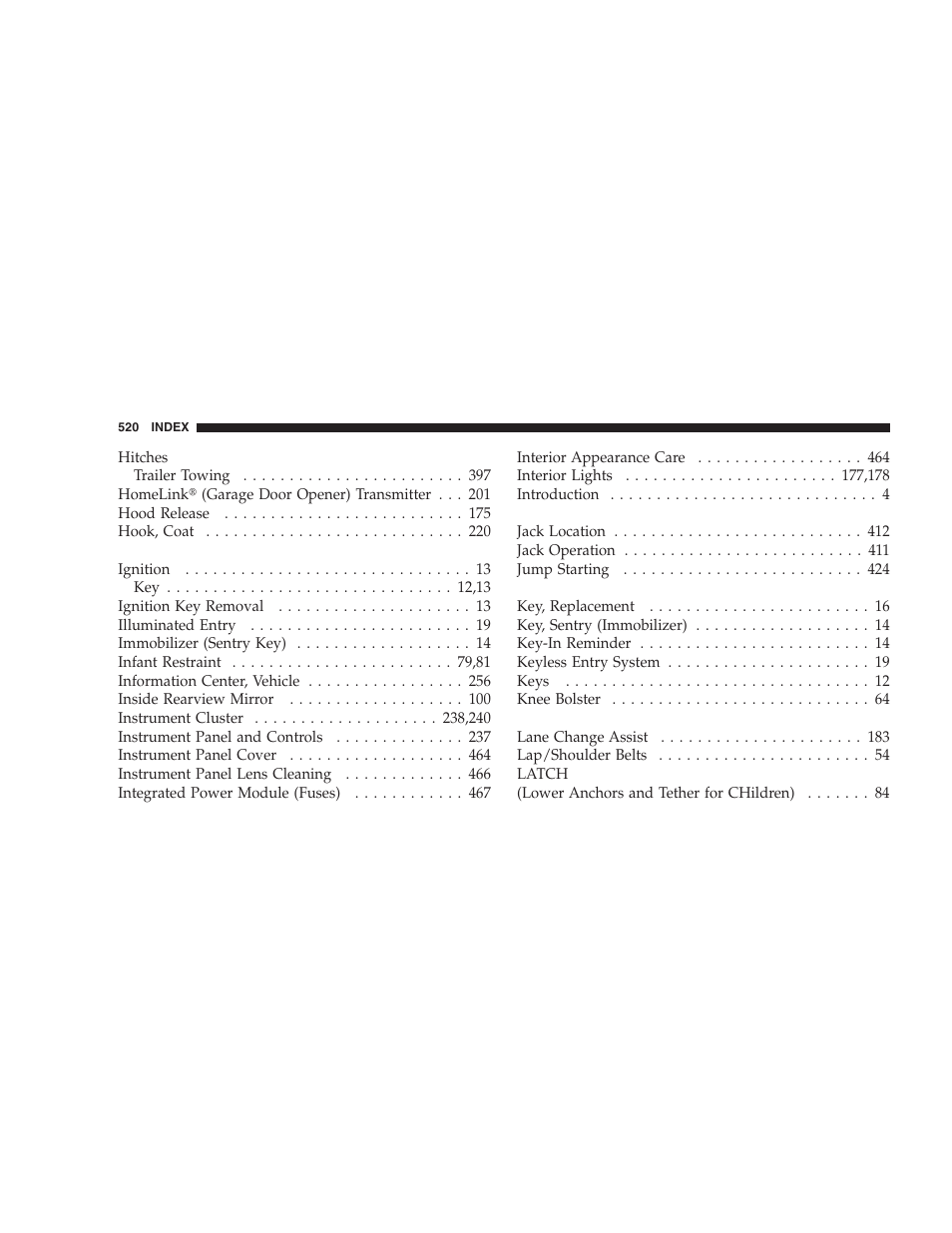 Dodge 2009 Caravan User Manual | Page 522 / 535