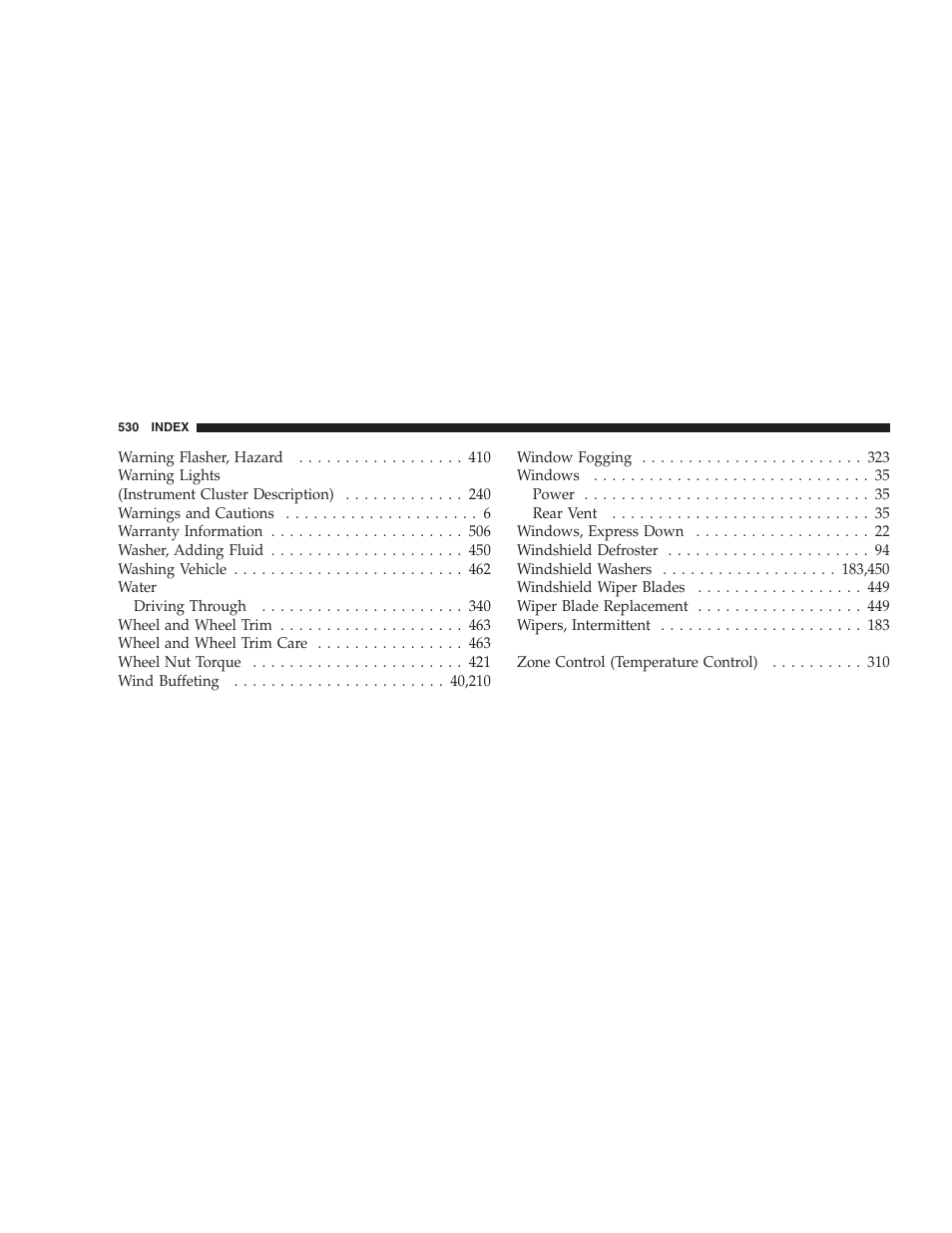 Dodge 2009 Caravan User Manual | Page 532 / 535