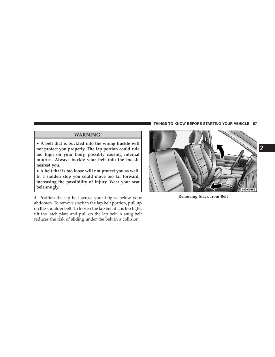 Dodge 2009 Caravan User Manual | Page 59 / 535