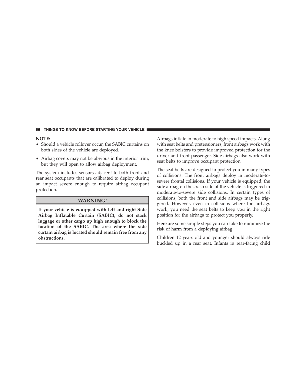 Dodge 2009 Caravan User Manual | Page 68 / 535