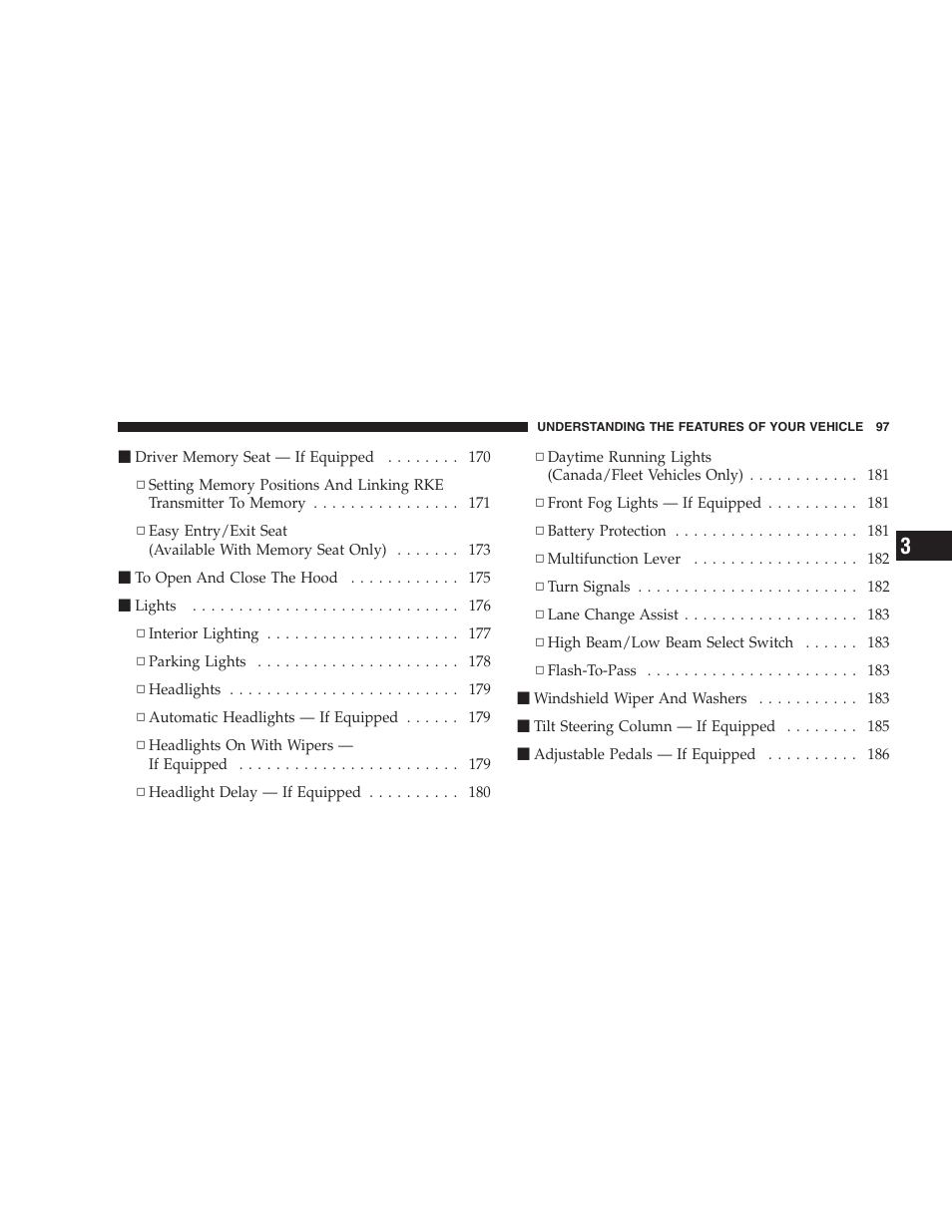 Dodge 2009 Caravan User Manual | Page 99 / 535