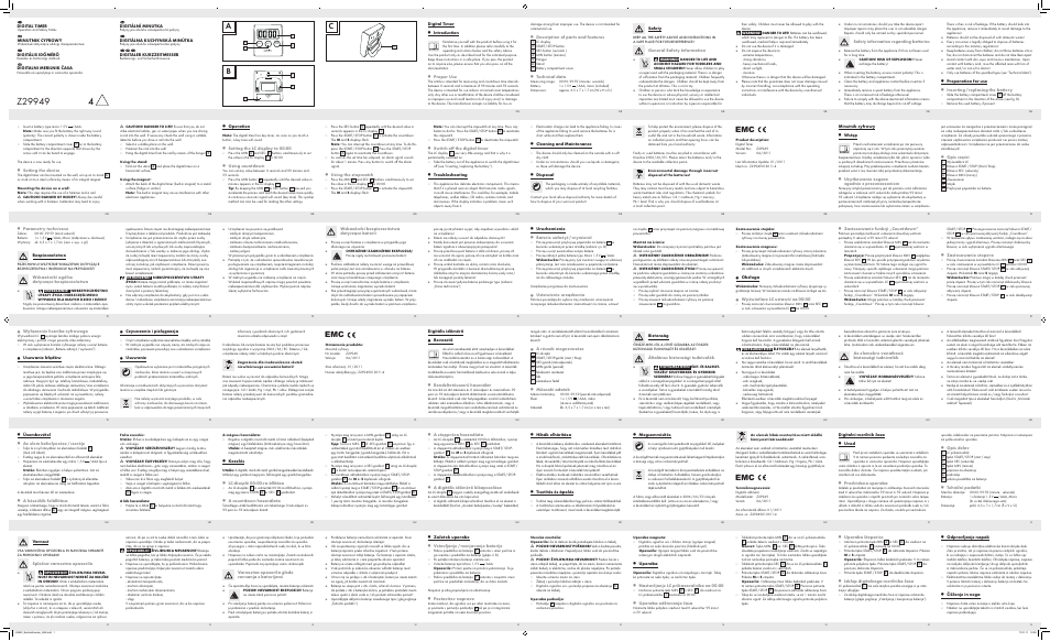 Auriol Z29949 User Manual | 2 pages