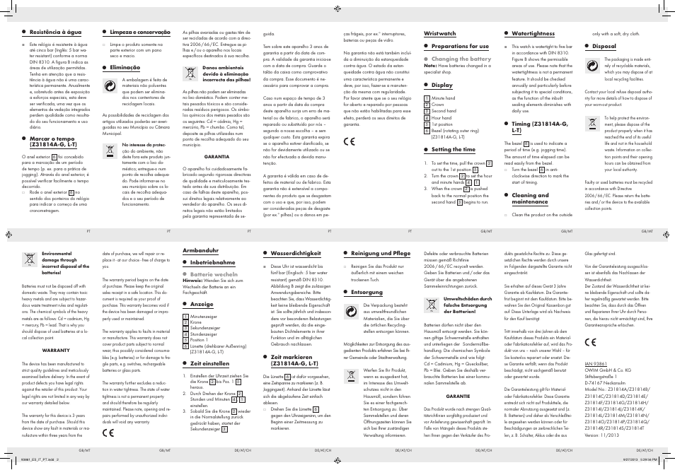 Auriol Z31814 User Manual | Page 2 / 2