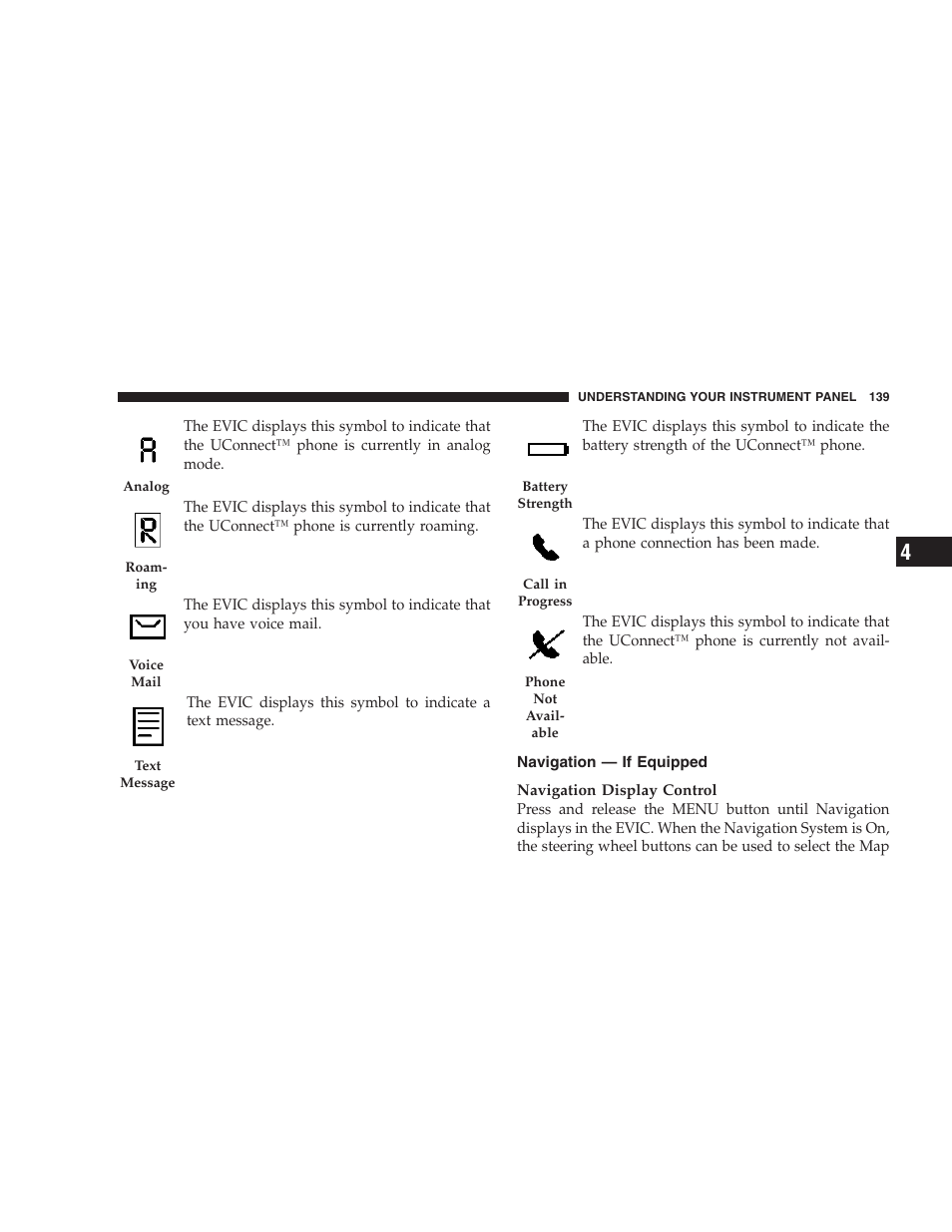 Navigation — if equipped | Dodge 2007 Charger SRT8 User Manual | Page 139 / 352