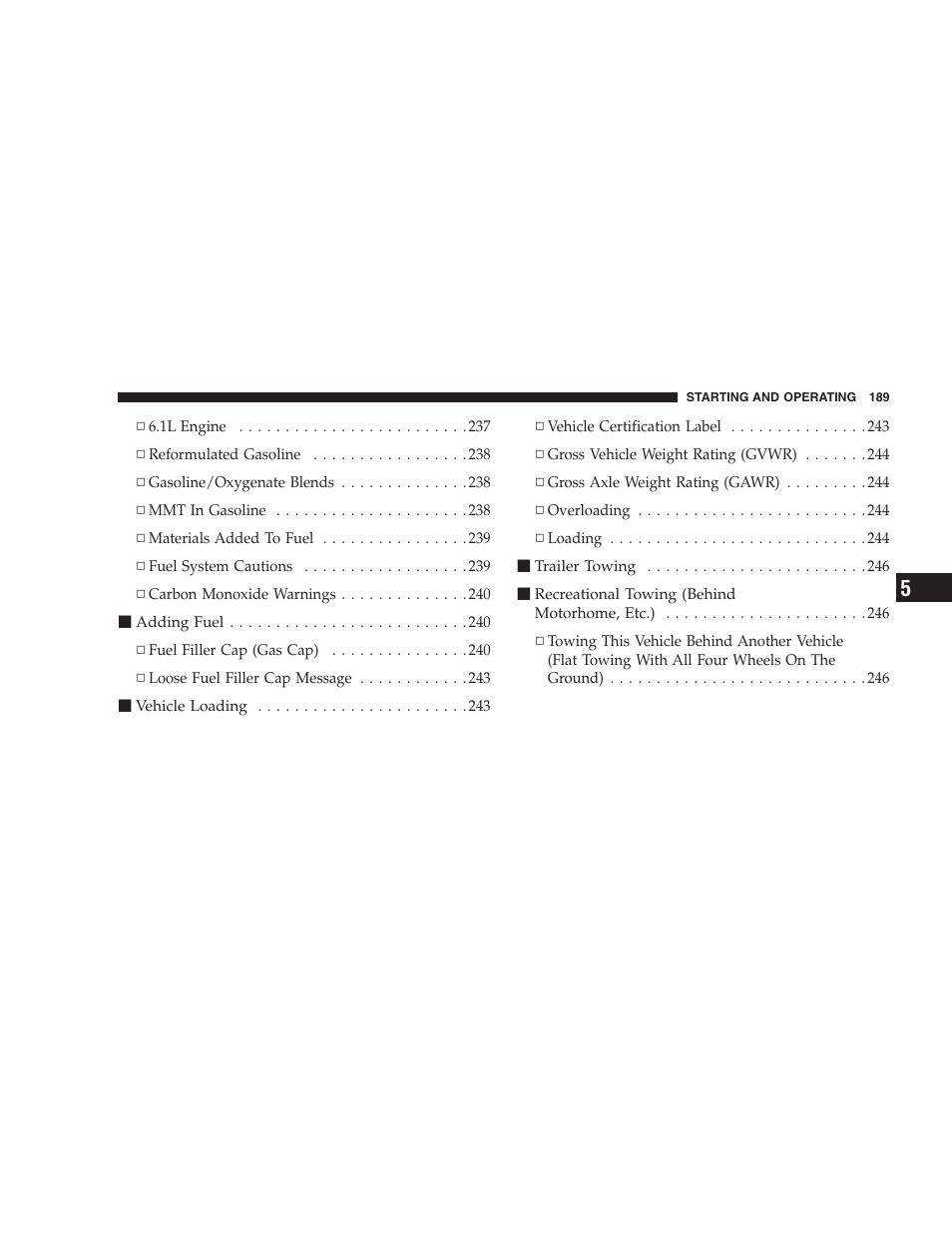 Dodge 2007 Charger SRT8 User Manual | Page 189 / 352