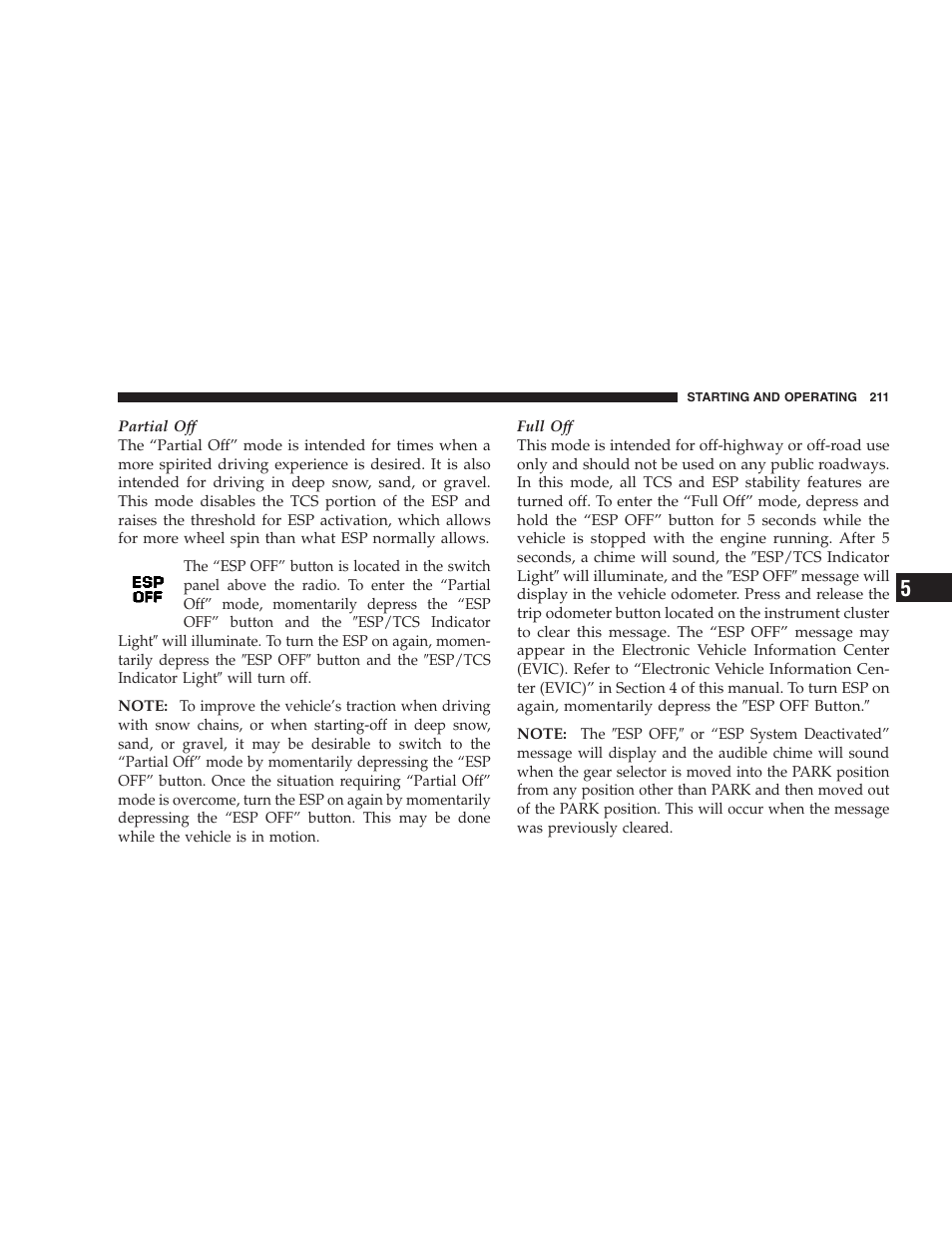 Dodge 2007 Charger SRT8 User Manual | Page 211 / 352