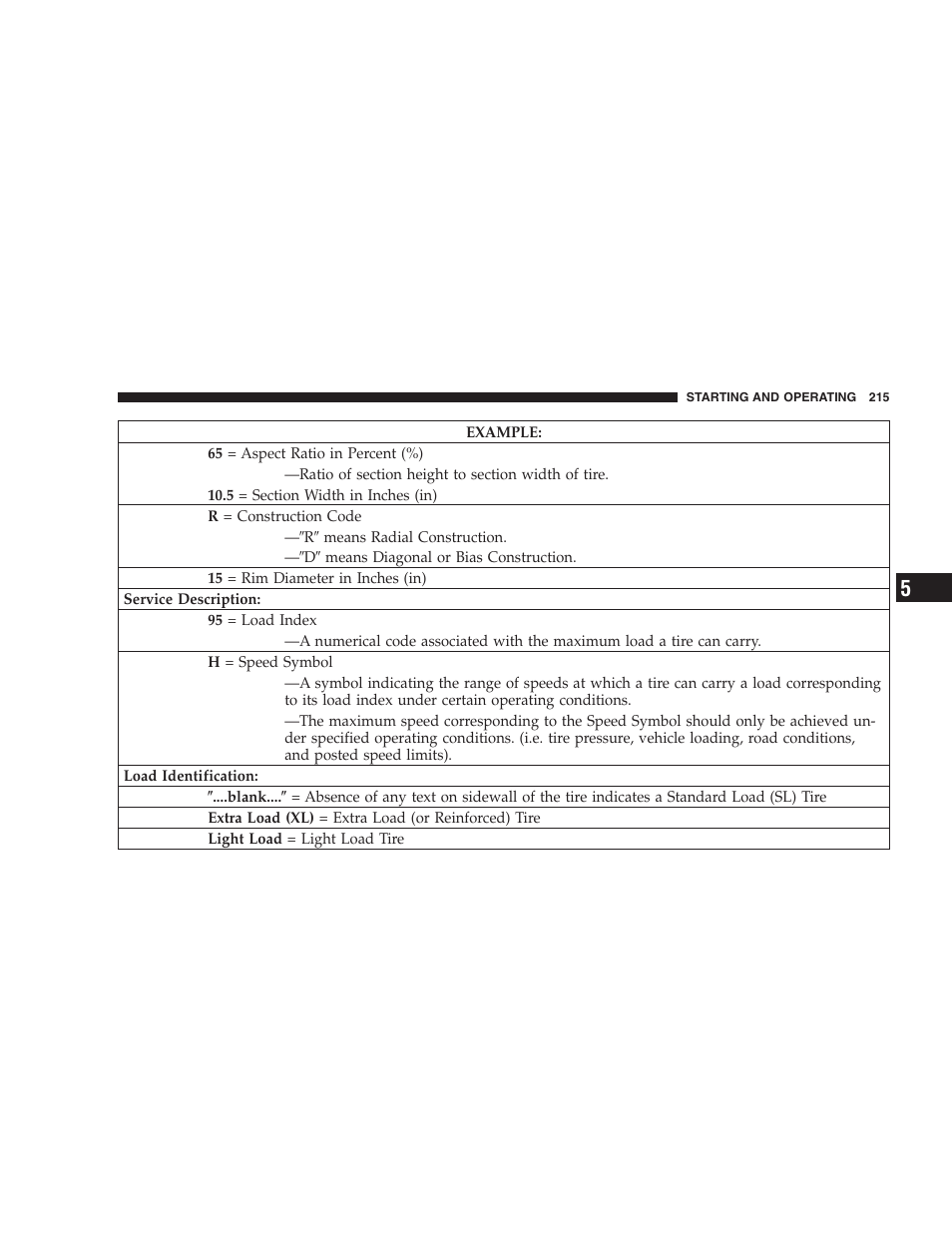 Dodge 2007 Charger SRT8 User Manual | Page 215 / 352