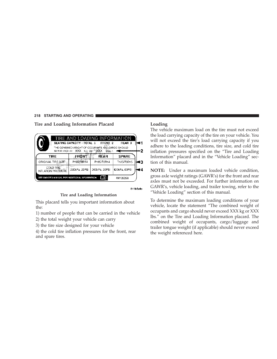 Dodge 2007 Charger SRT8 User Manual | Page 218 / 352