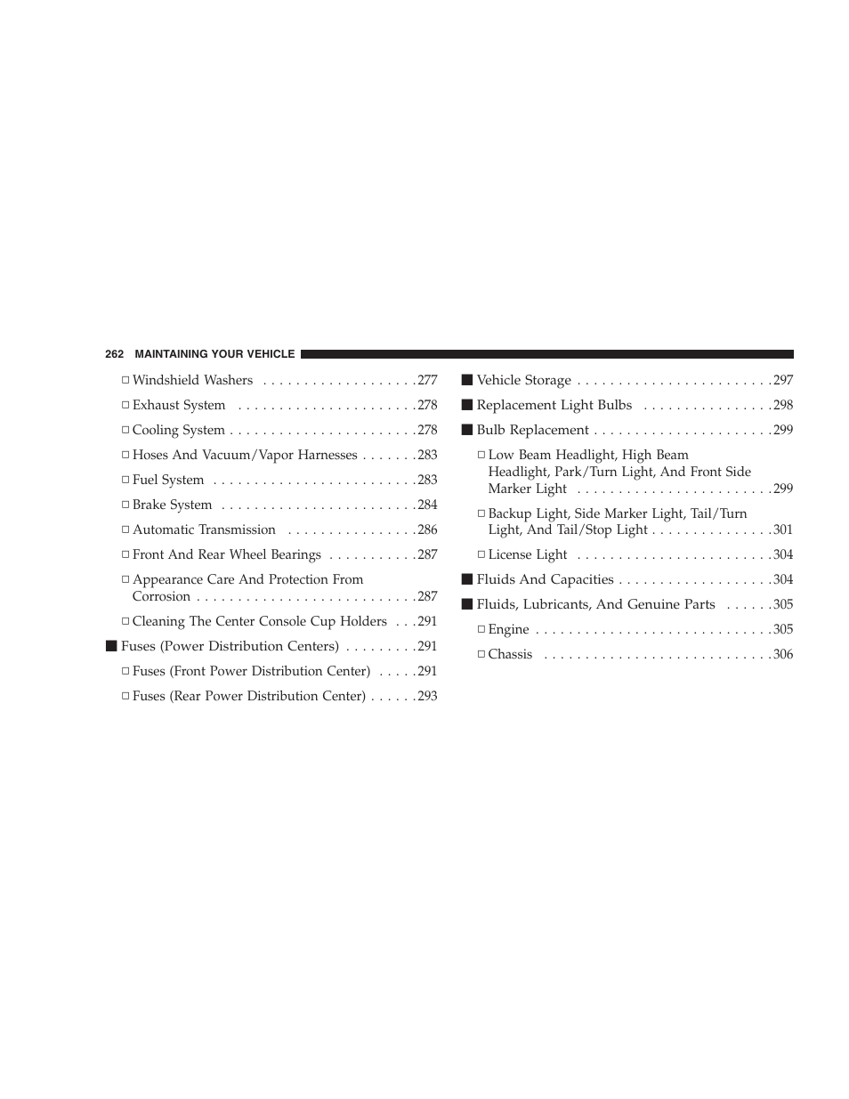 Dodge 2007 Charger SRT8 User Manual | Page 262 / 352