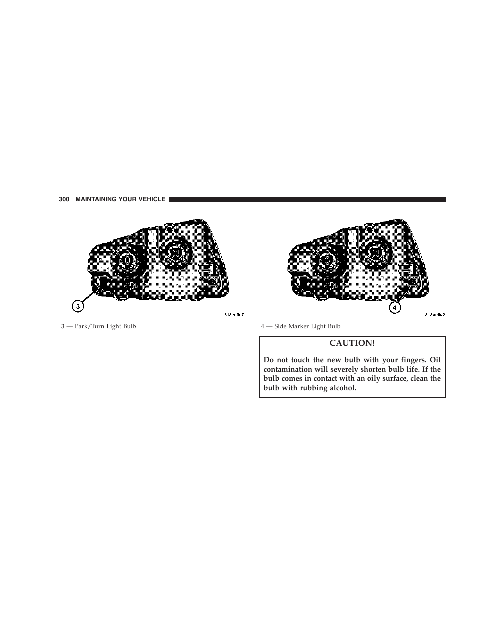 Caution | Dodge 2007 Charger SRT8 User Manual | Page 300 / 352