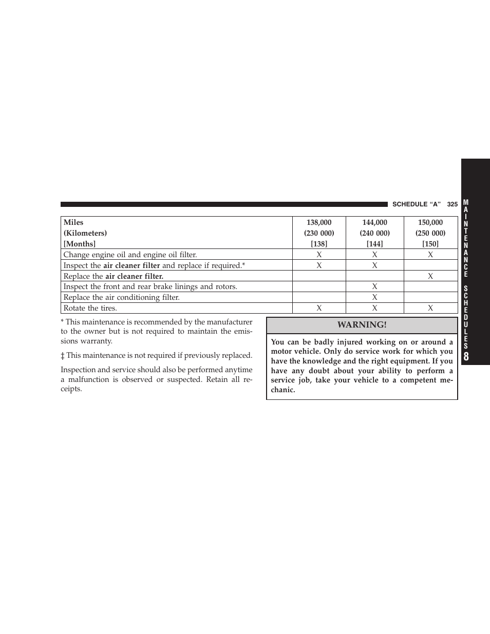 Dodge 2007 Charger SRT8 User Manual | Page 325 / 352