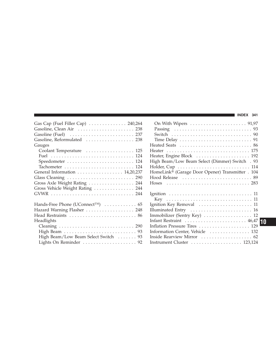 Dodge 2007 Charger SRT8 User Manual | Page 341 / 352