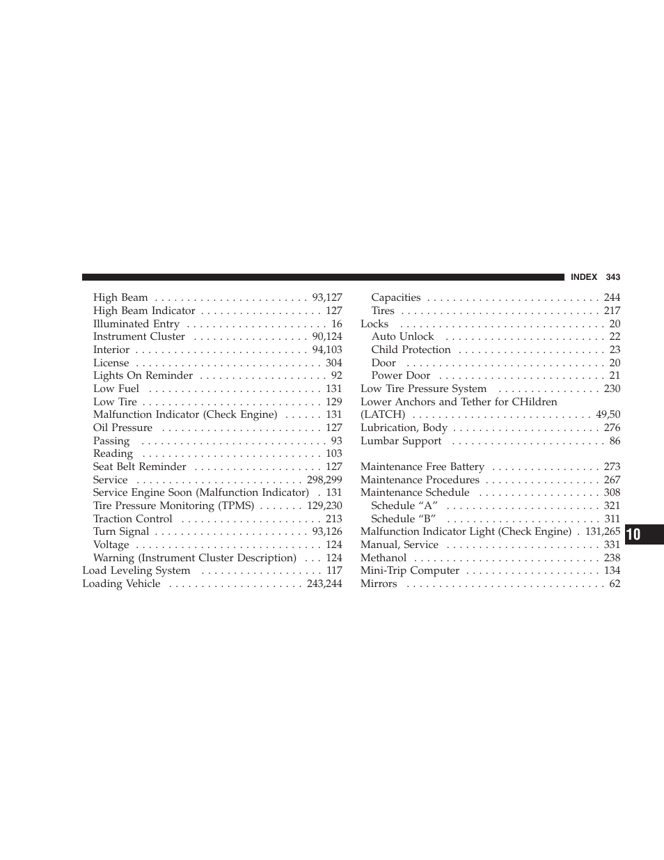 Dodge 2007 Charger SRT8 User Manual | Page 343 / 352