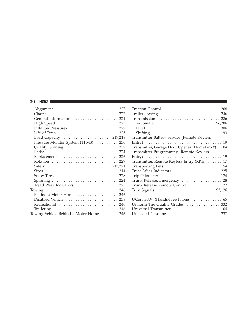 Dodge 2007 Charger SRT8 User Manual | Page 348 / 352