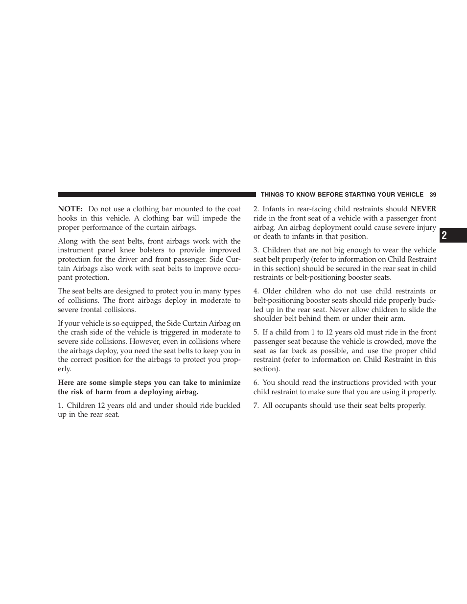 Dodge 2007 Charger SRT8 User Manual | Page 39 / 352