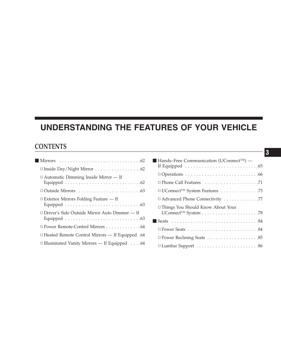 Dodge 2007 Charger SRT8 User Manual | Page 59 / 352