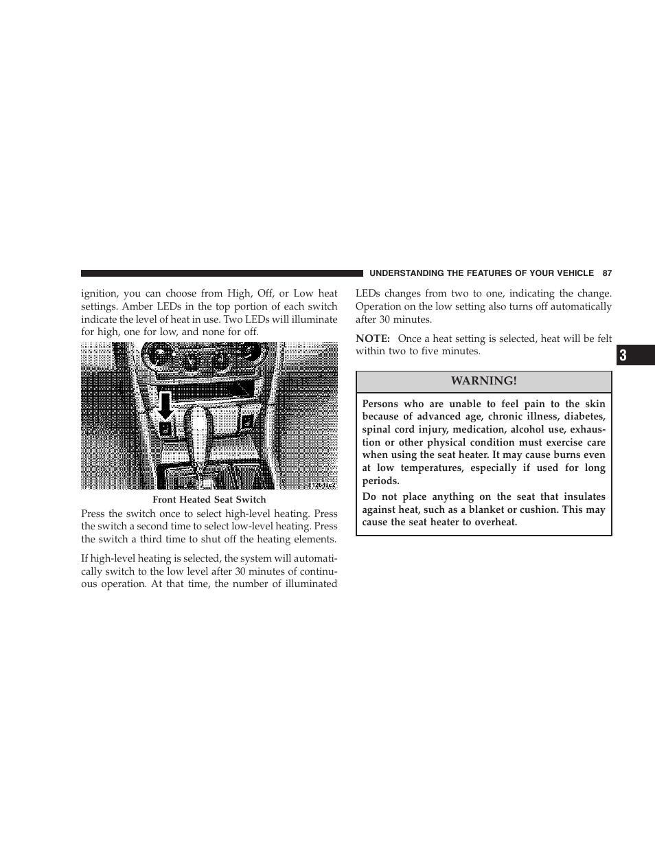 Dodge 2007 Charger SRT8 User Manual | Page 87 / 352