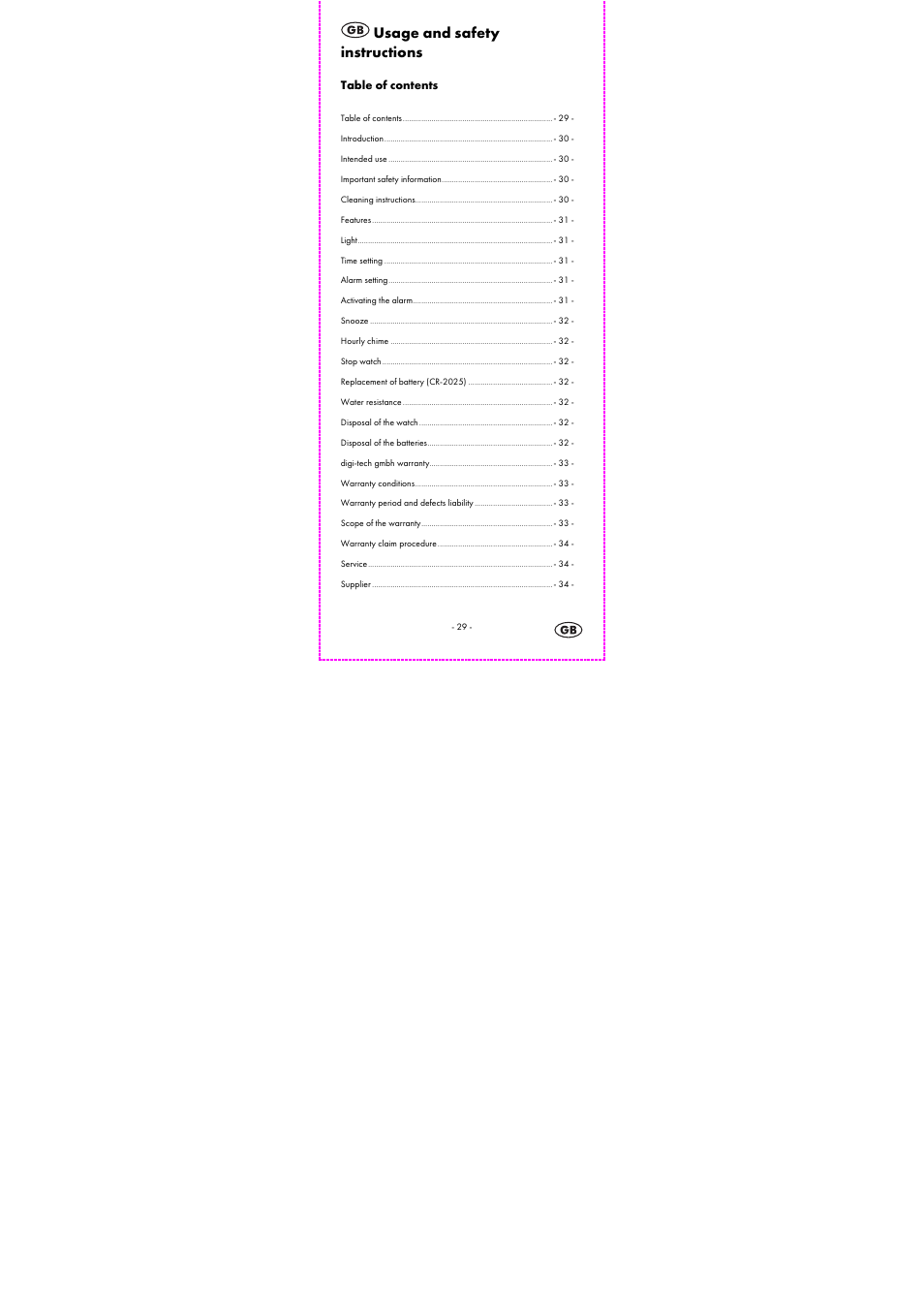 Auriol 1-LD3794-1 User Manual | Page 31 / 37