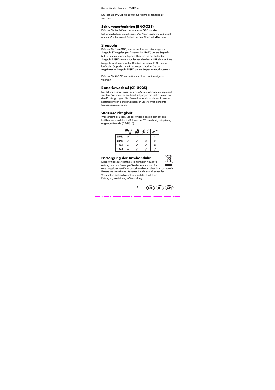 Auriol 1-LD3794-3 User Manual | Page 6 / 36