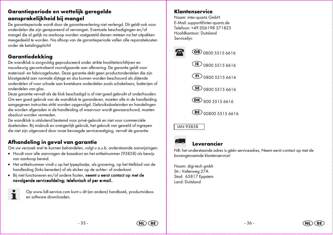 Auriol 4-LD3584 User Manual | Page 19 / 23
