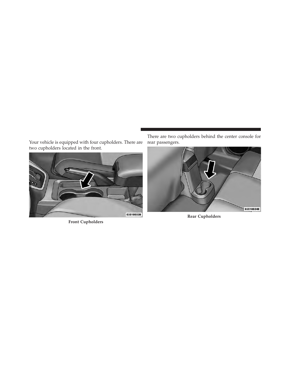 Cupholders | Dodge 2010 Caliber User Manual | Page 173 / 484