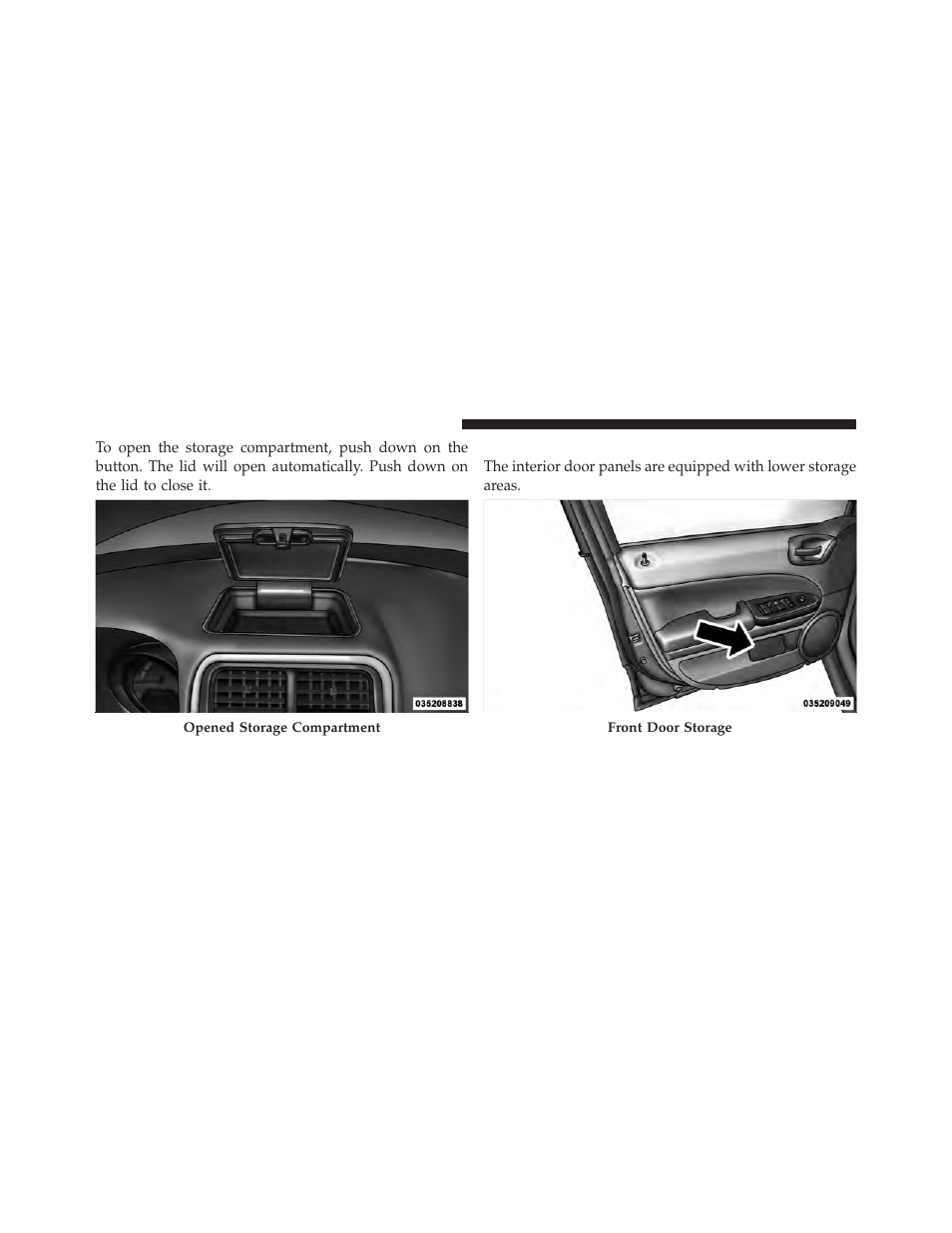 Door storage — if equipped | Dodge 2010 Caliber User Manual | Page 175 / 484