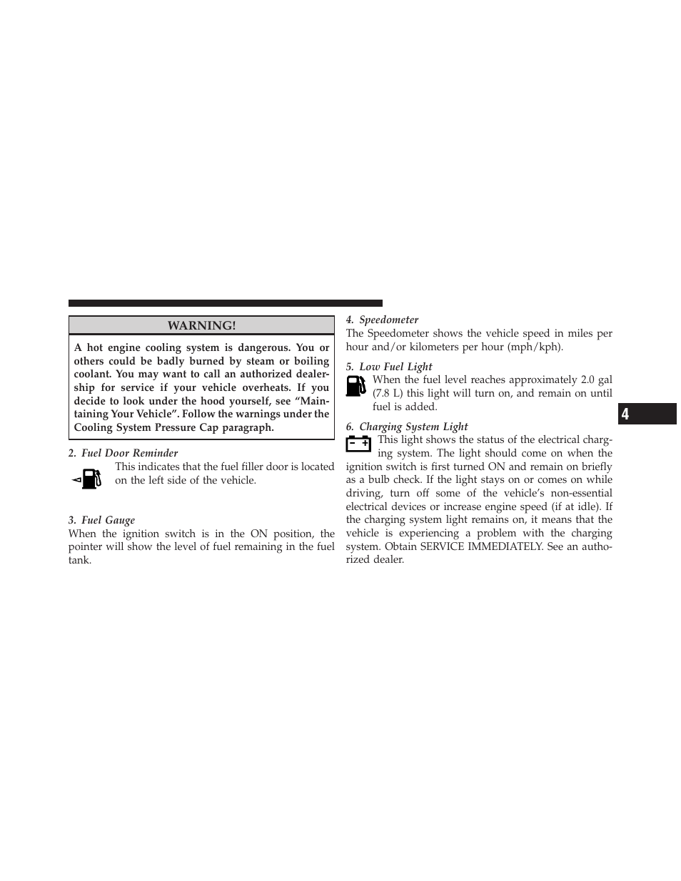 Dodge 2010 Caliber User Manual | Page 194 / 484