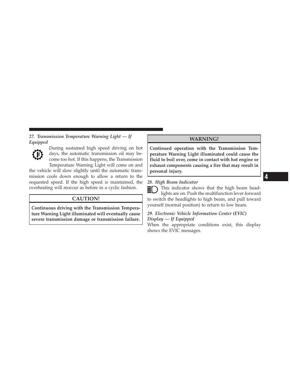 Dodge 2010 Caliber User Manual | Page 206 / 484