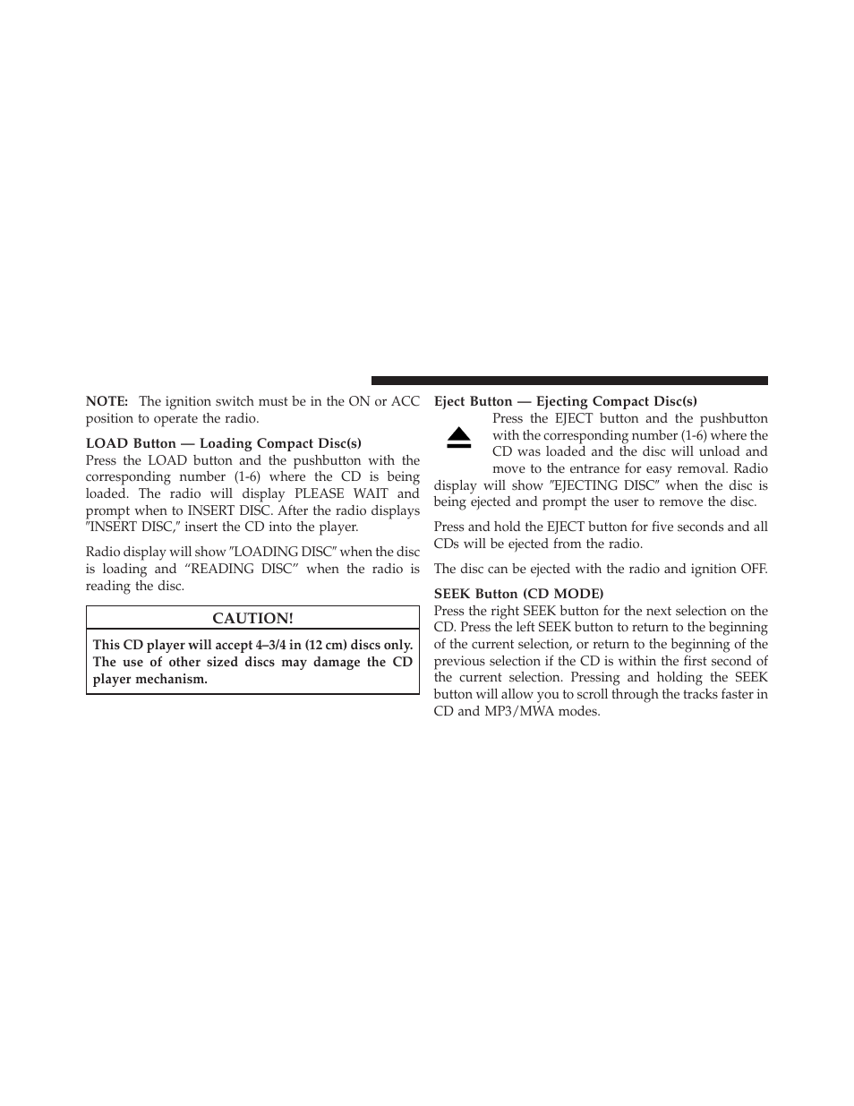 Dodge 2010 Caliber User Manual | Page 227 / 484