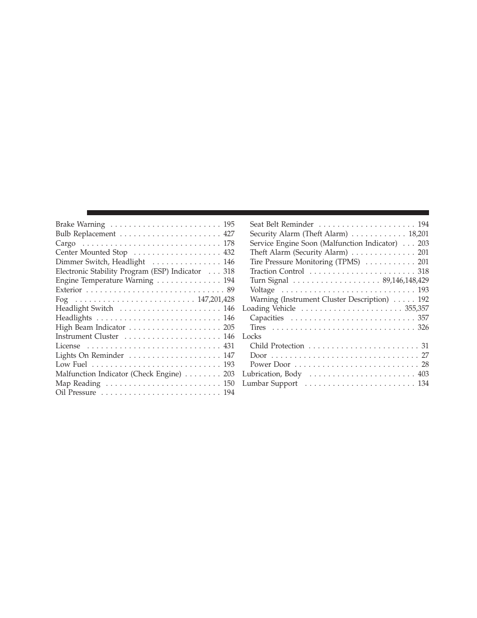 Dodge 2010 Caliber User Manual | Page 475 / 484