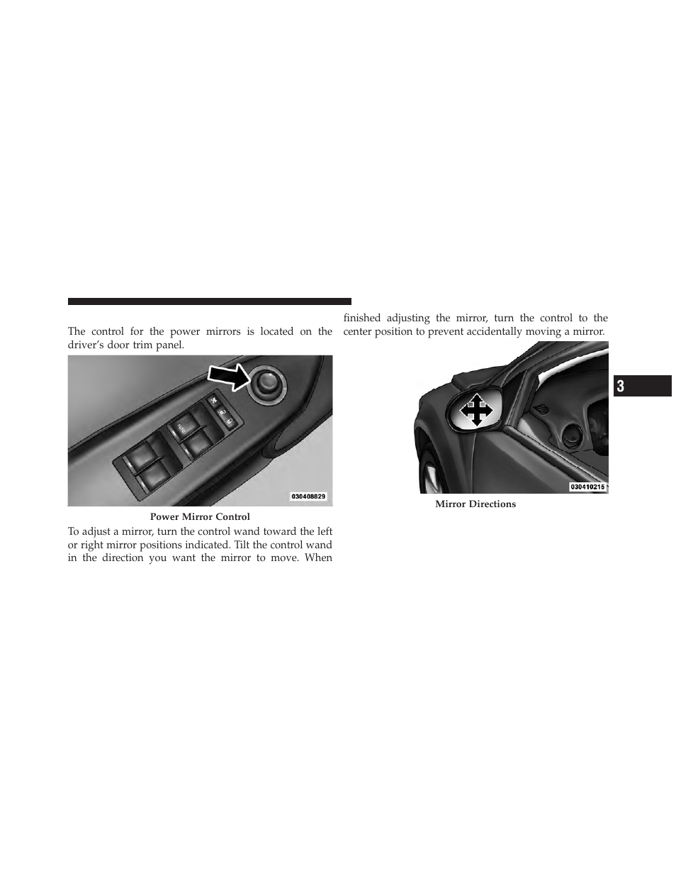 Power mirrors — if equipped | Dodge 2010 Caliber User Manual | Page 98 / 484