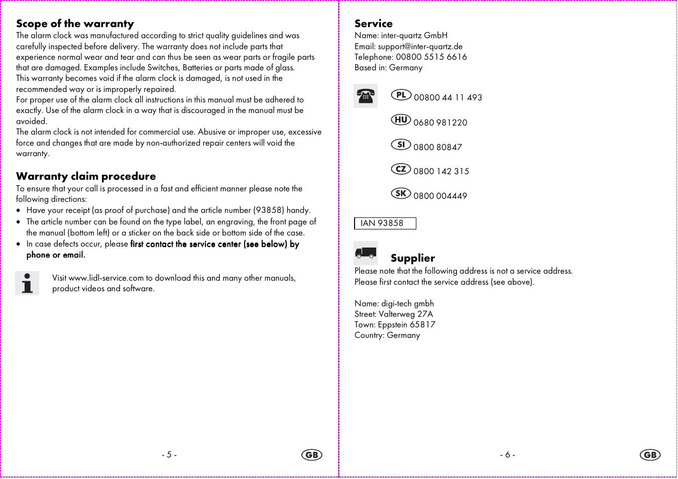 Auriol 4-LD3584 User Manual | Page 4 / 22