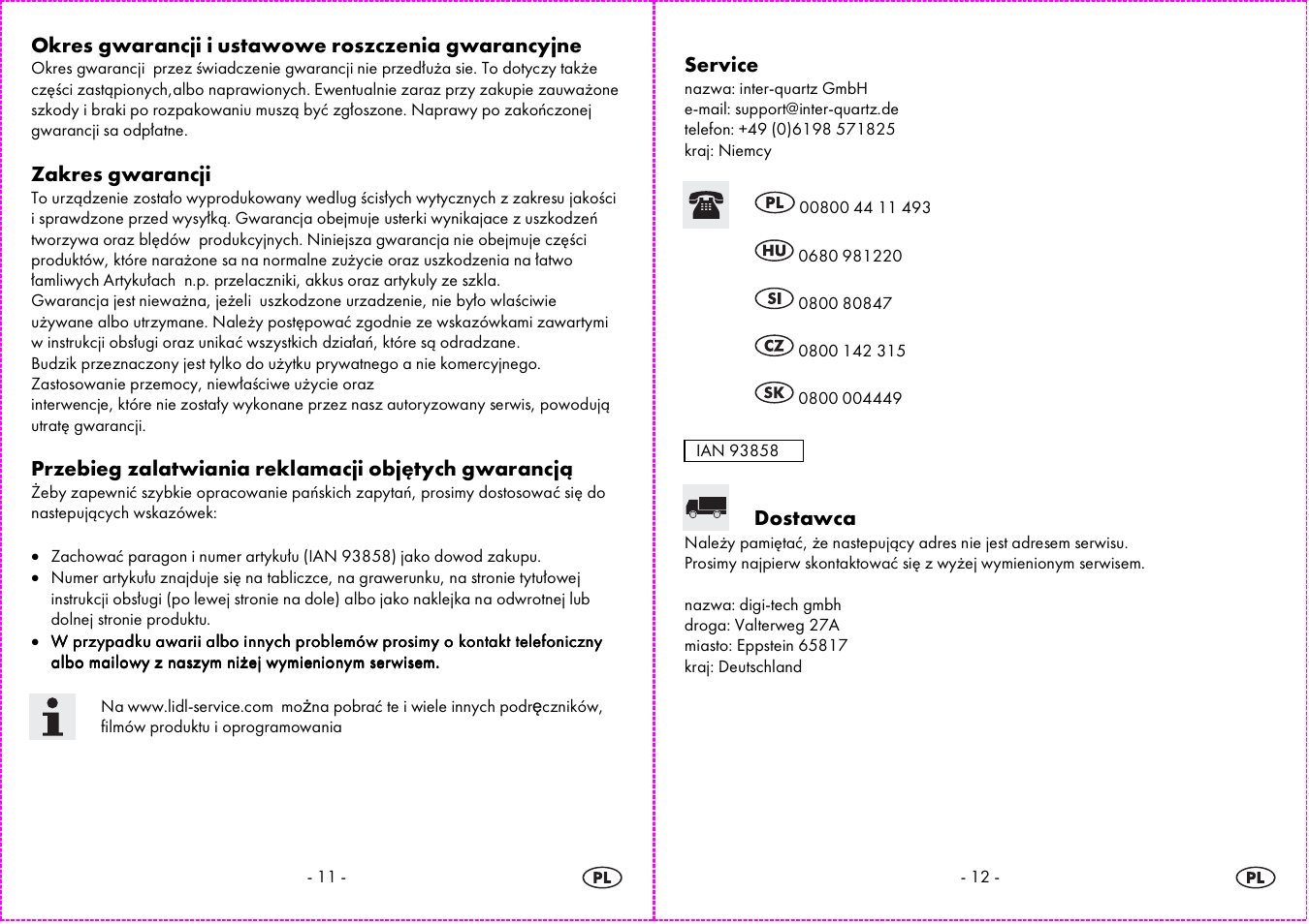 Auriol 4-LD3584 User Manual | Page 7 / 22
