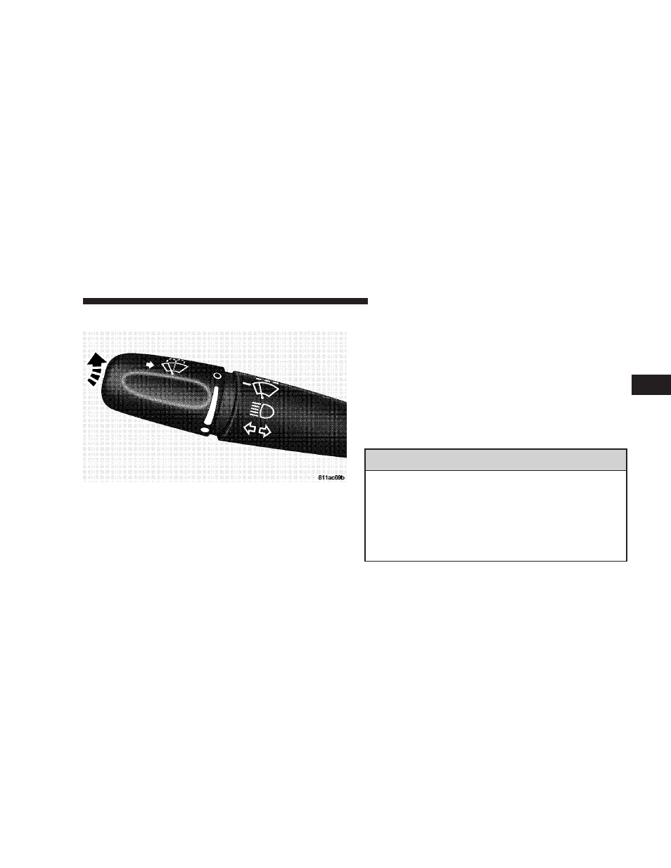 Windshield wipers | Dodge 2008 Dakota User Manual | Page 119 / 426