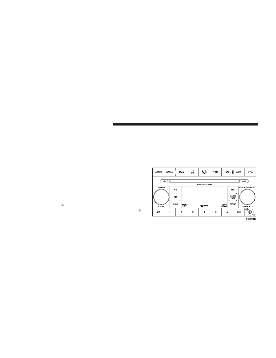 Sales code req — am/fm stereo radio, And 6–disc cd/dvd changer (mp3/wma aux jack) | Dodge 2008 Dakota User Manual | Page 182 / 426