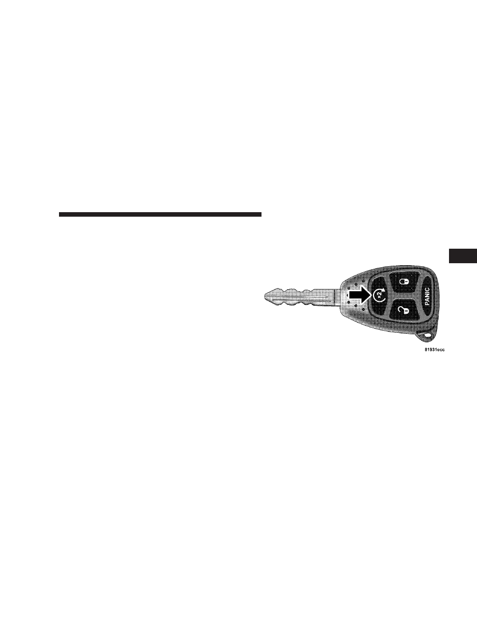 Remote starting system - if equipped, Remote starting system — if equipped | Dodge 2008 Dakota User Manual | Page 27 / 426