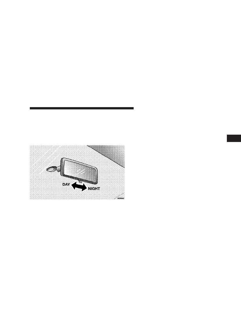 Mirrors, Inside day/night mirror, Outside mirrors | Exterior mirrors folding feature - if equipped, Electric remote-control mirrors, Exterior mirrors folding feature — if, Equipped | Dodge 2008 Dakota User Manual | Page 77 / 426