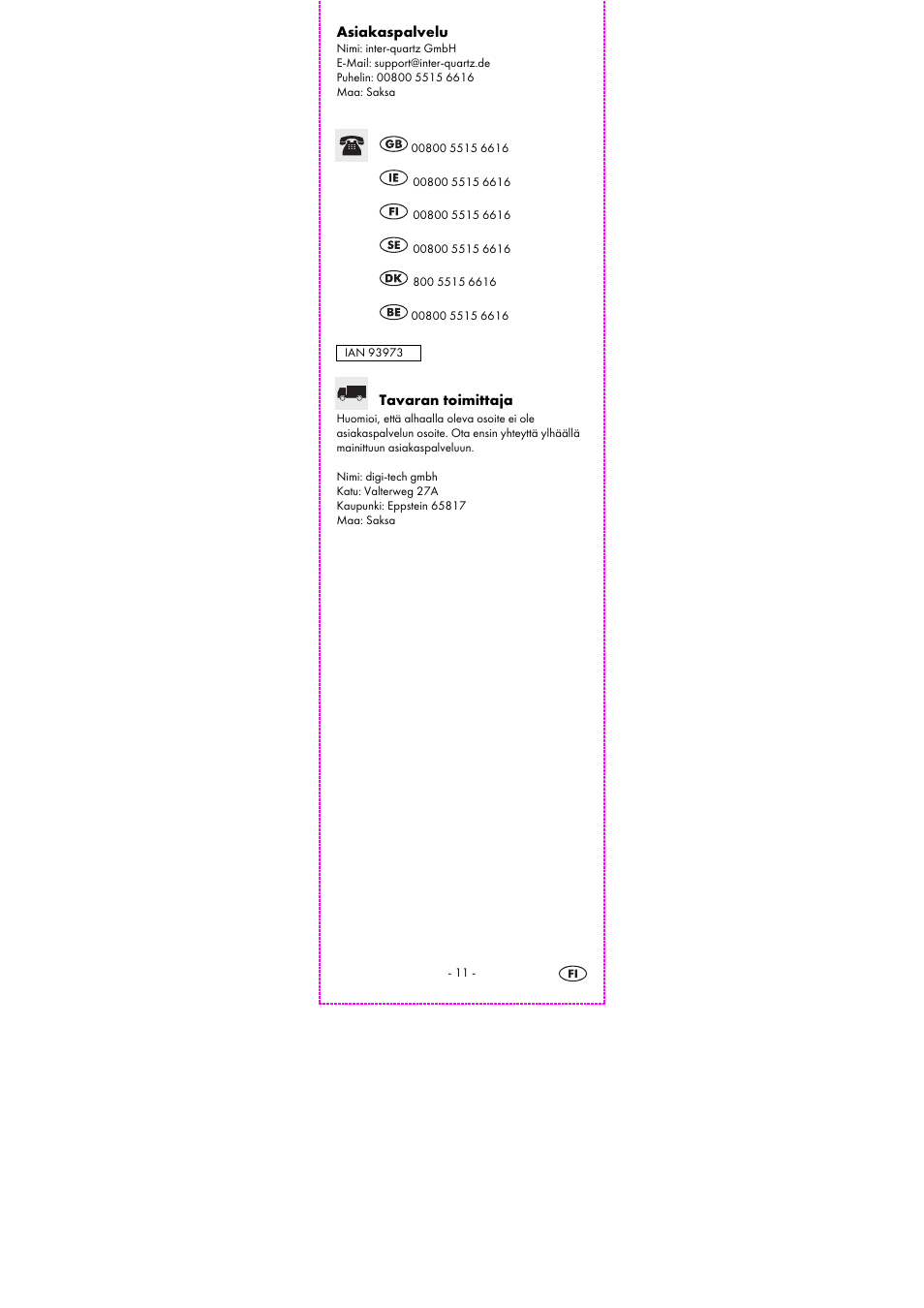 Auriol 2-LD3614-8 User Manual | Page 13 / 41