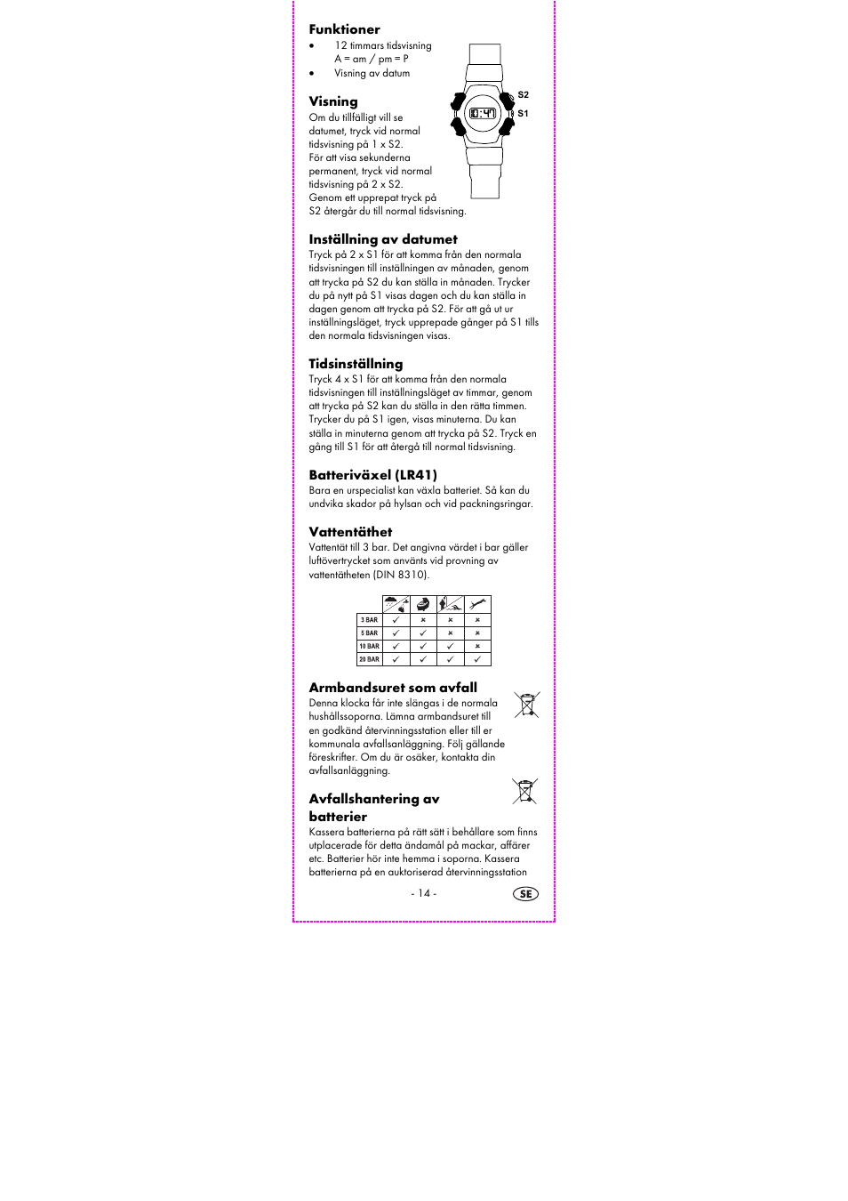 Auriol 2-LD3614-8 User Manual | Page 16 / 41