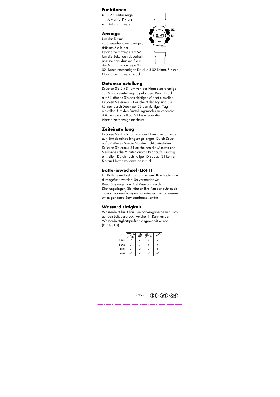 Auriol 2-LD3614-8 User Manual | Page 37 / 41