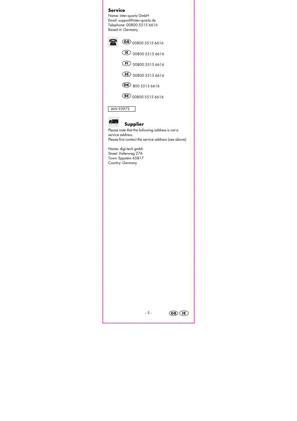 Auriol 2-LD3614-8 User Manual | Page 7 / 41
