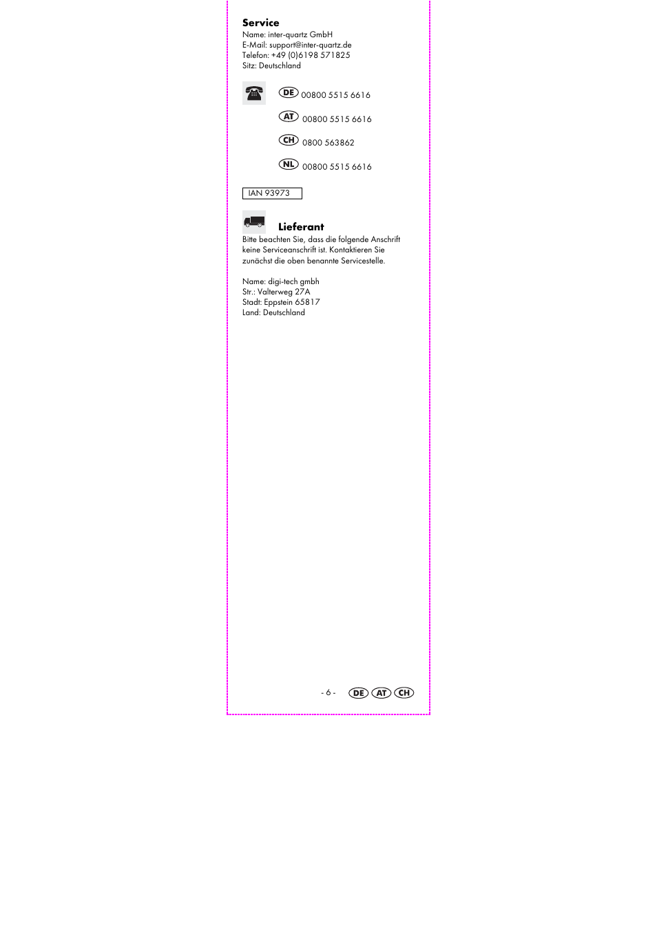 Auriol 2-LD3614-8 User Manual | Page 8 / 31