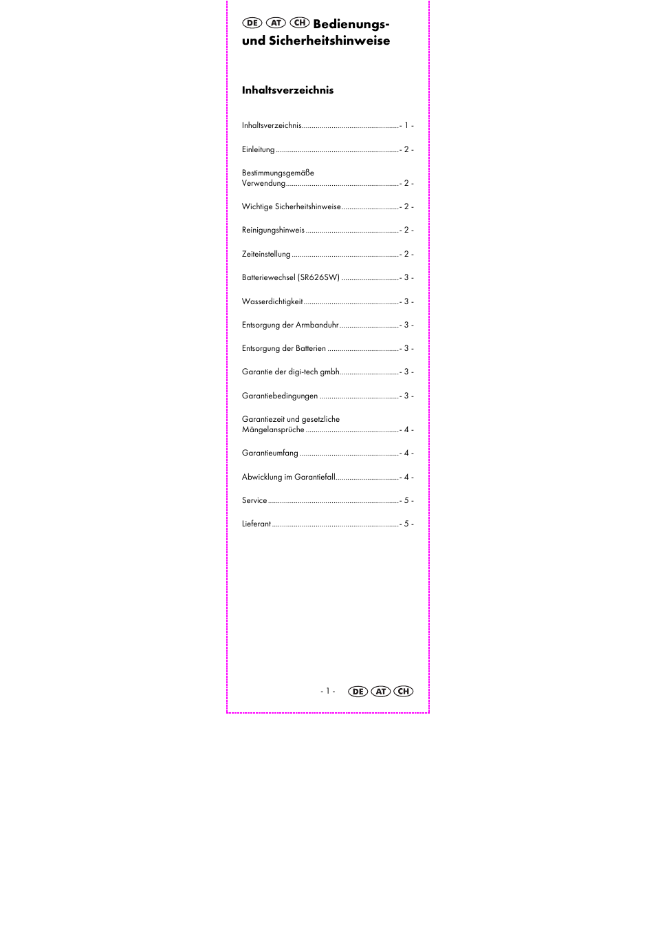 Bedienungs- und sicherheitshinweise | Auriol 2-LD3614-1-7 User Manual | Page 3 / 28