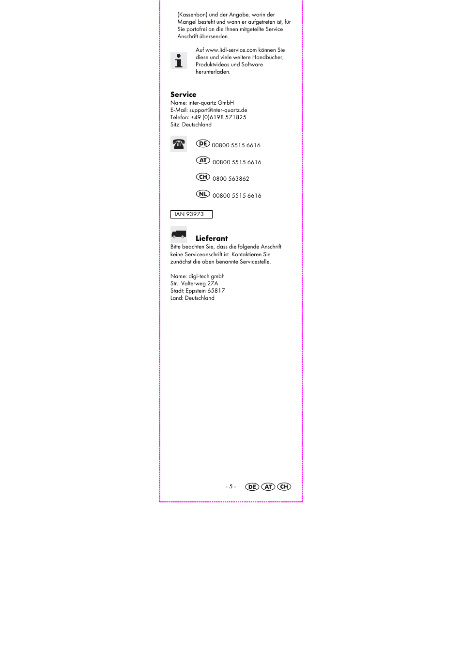 Auriol 2-LD3614-1-7 User Manual | Page 7 / 28