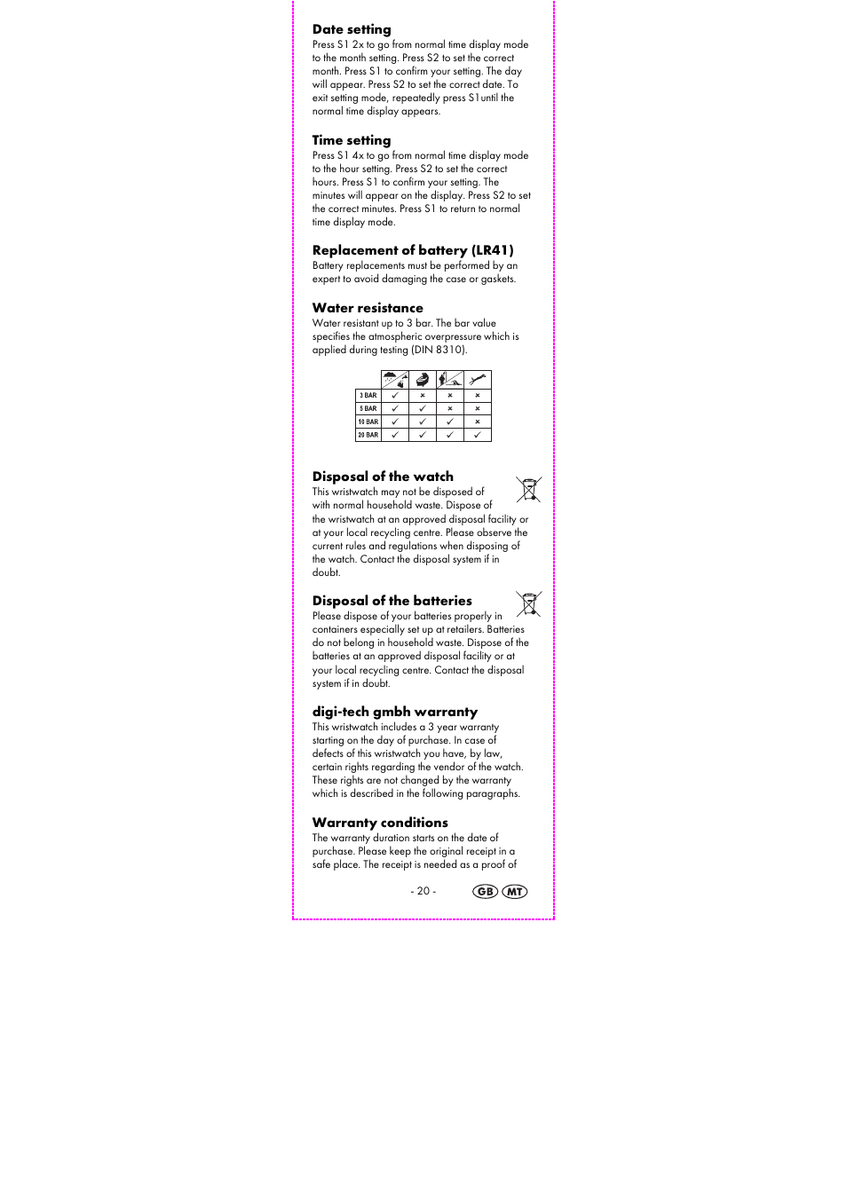 Auriol 2-LD3614-8 User Manual | Page 22 / 31