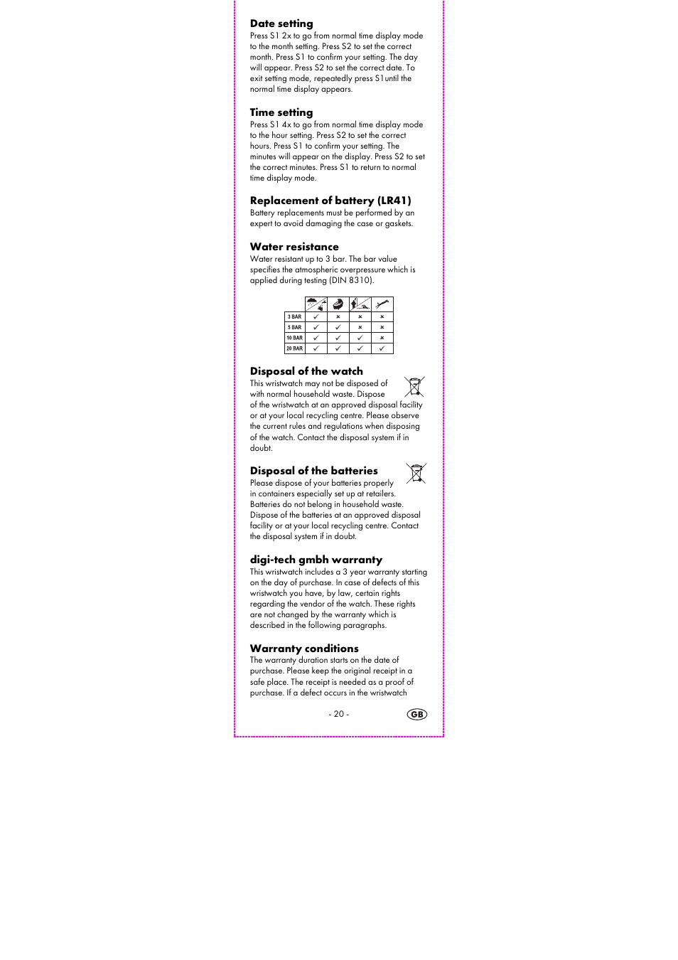 Auriol 2-LD3614-8 User Manual | Page 22 / 25