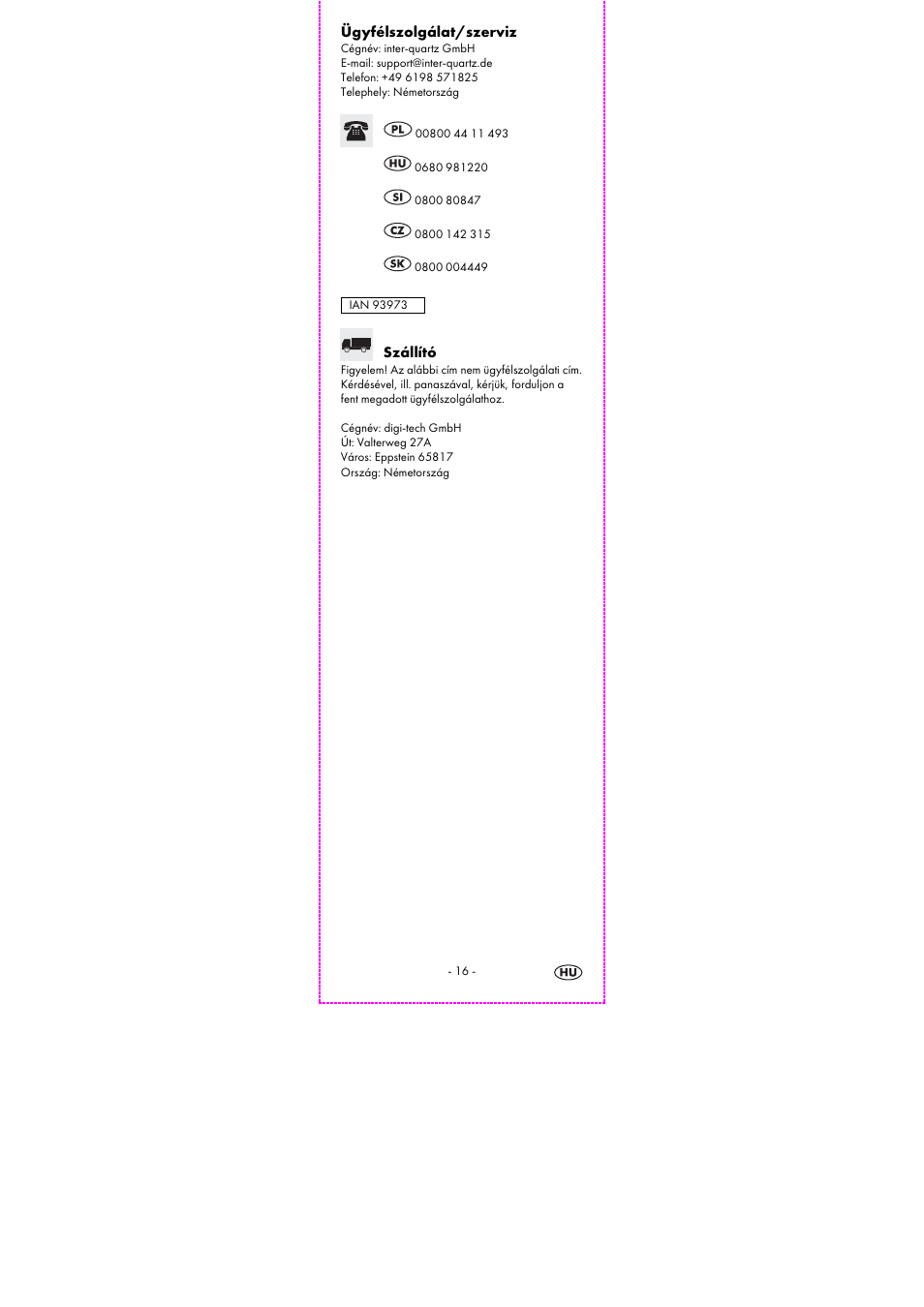 Auriol 2-LD3614-8 User Manual | Page 18 / 40